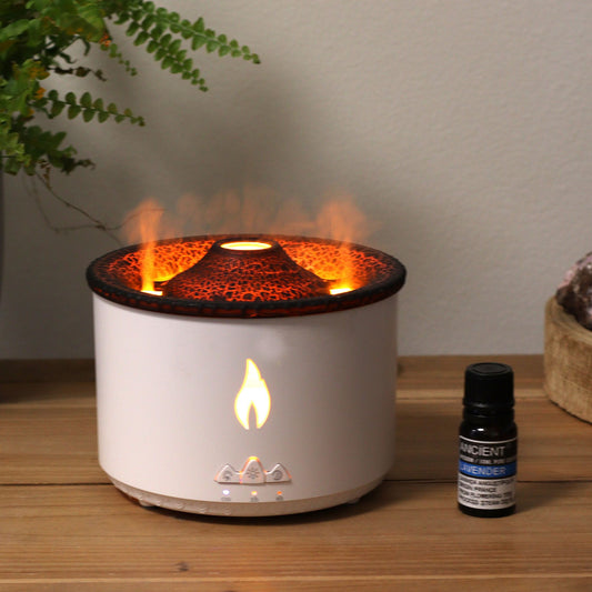 AuraNest™ FlameMist – Aroma Diffuser mit Flammen-Effekt