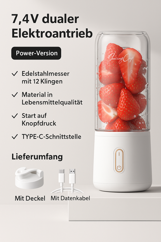 SmoothMix™ – Der originale tragbare Smoothie-Mixer (USB-C)